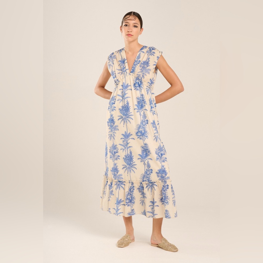 NWT B-YU SS25 Midi Dress Size Med